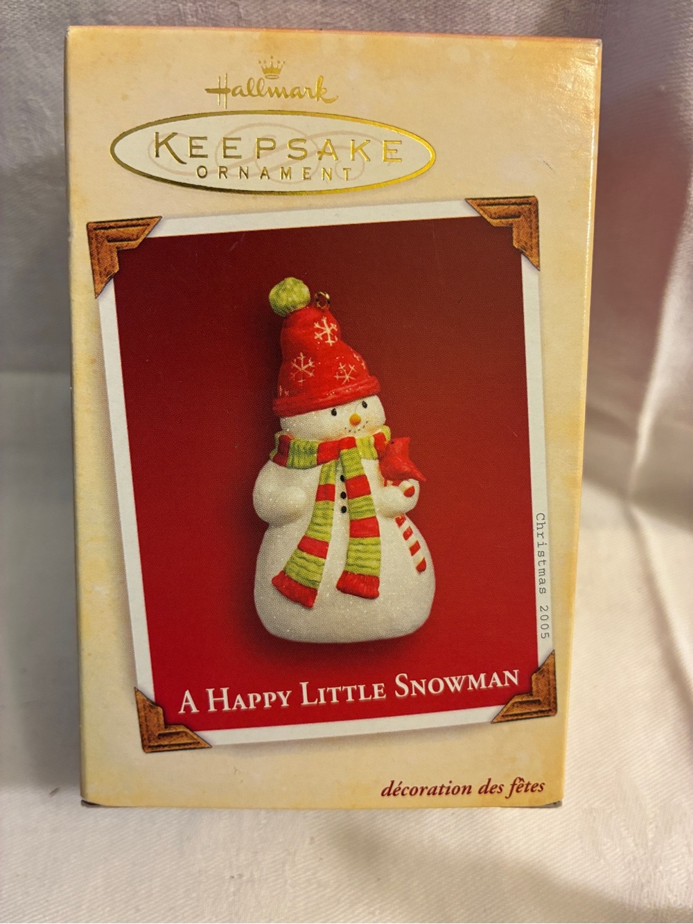 Hallmark Keepsake Ornament A Happy Little Snowman 2005 Vintage